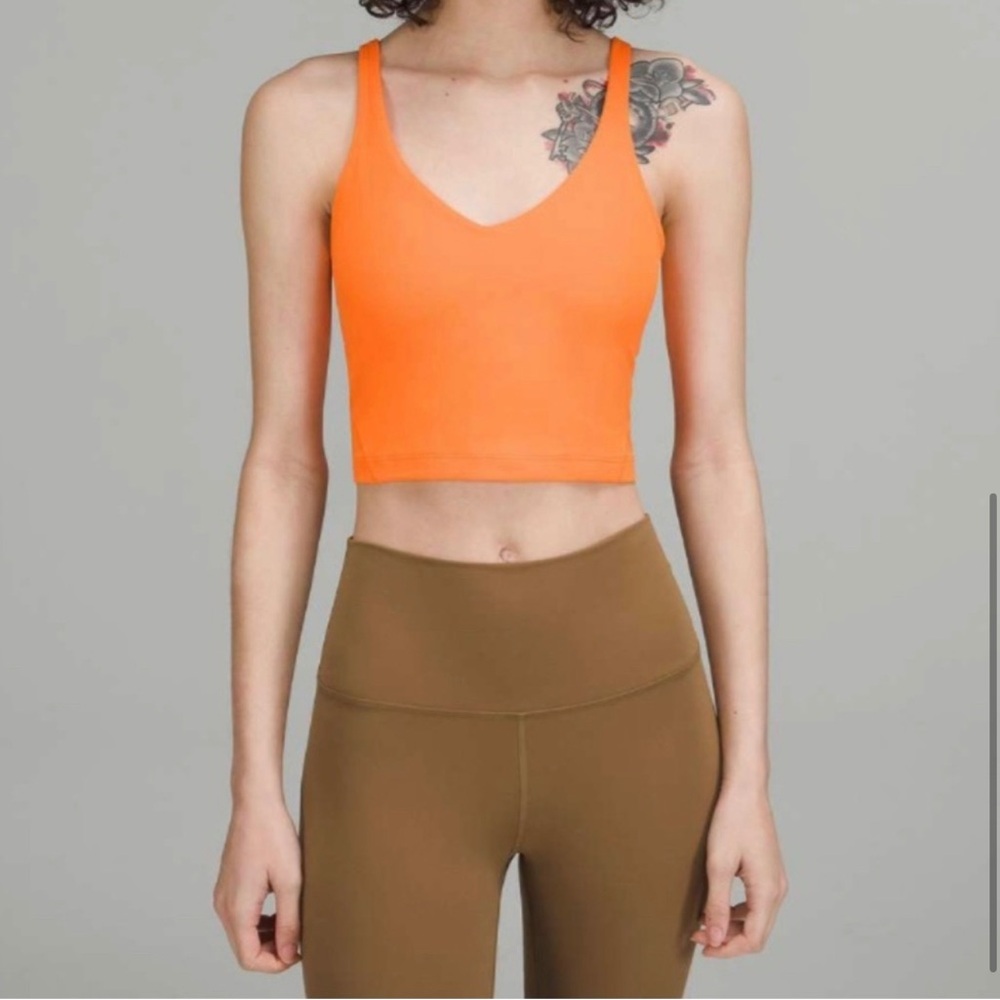 Lululemon Align Tank Nulu Color Orange Soda